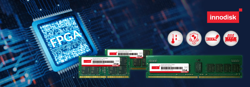 Módulos DRAM de calidad industrial de Innodisk: fiabilidad robusta para matrices FPGA